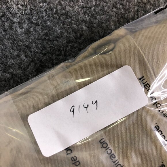 Vintage Big Mac Shirt Mens Large Beige Workwear Button Double Pocket 90s USA - Picture 10 of 10